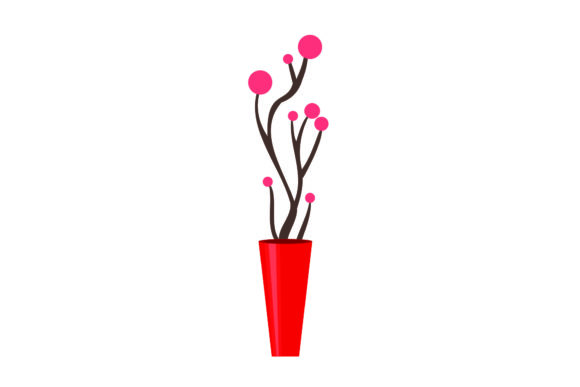 Beautiful Flowers in Pots-04: A Graphic Design Review for Illustrations