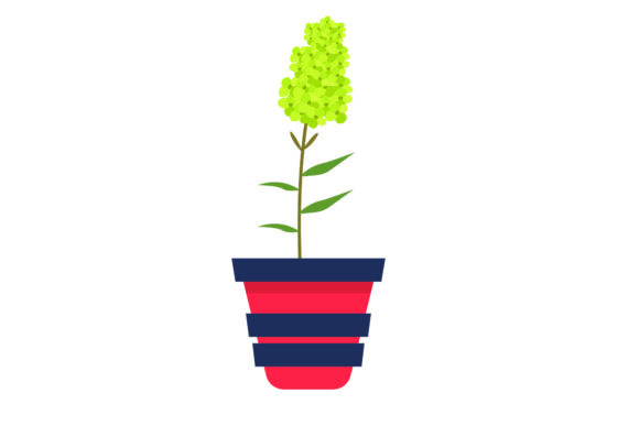 Beautiful Flowers in Pots: Versatile Graphics for Illustrations