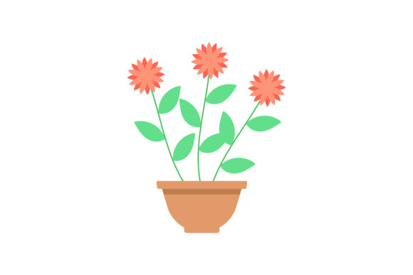 Beauty Flowers Pot: A Designer's Take on These Graphics and Illustrations