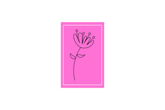 Decorative Flowers Card Design: Graphics & Illustrations for Local Brands