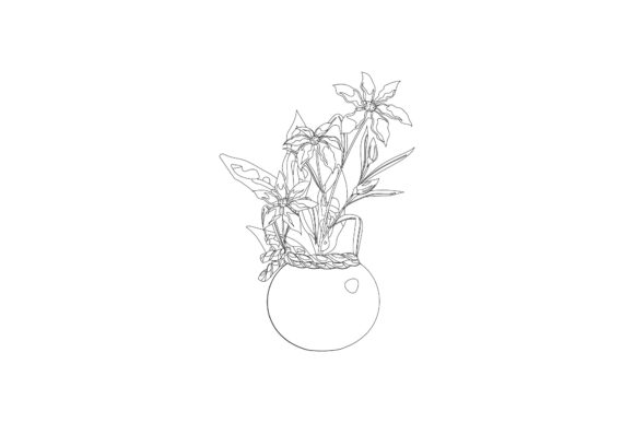 Flowers Bouquet Pot Outline: A Designer's Real-World Review