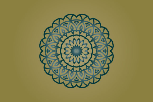 Flowers Mandala Islam Henna Element Graphics & Illustrations