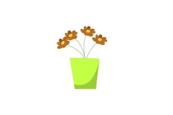 Flowers Pot Flora Isolated: A Graphic Design Asset Review for Handmade Businesses