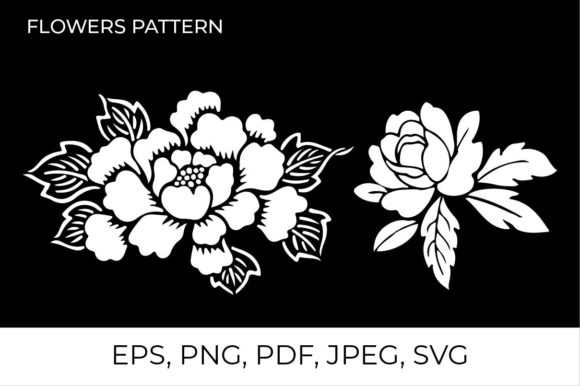 Rose Flowers Bundle Svg Cut File for Graphics and Illustrations