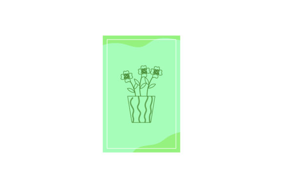 Spring Flowers Card Nature Graphics for Modern Illustrations