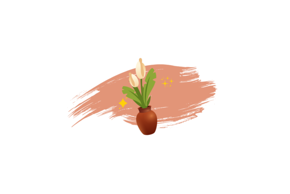 Tulip Flowers Beautiful and Brush Design Graphics Freebies